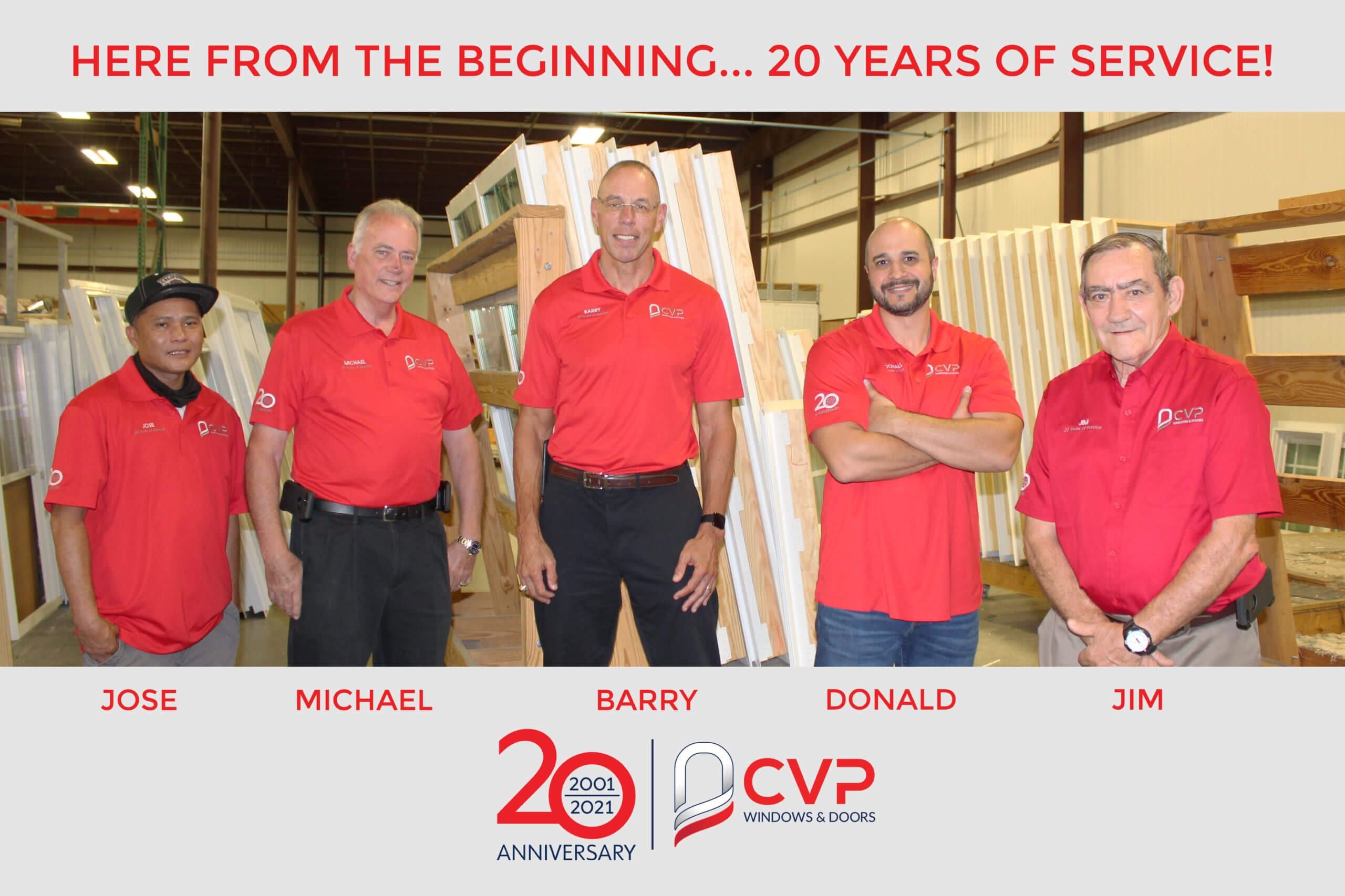 Celebrating 20 Years as COVA’s Window & Door Company