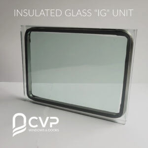 Insulated Glass Unit Caption: Many of today’s windows are double-pane, meaning they are composed of two pieces of glass sealed together to form one insulated glass unit, often referred to simply as an “IG"